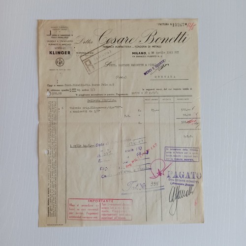 1943 cesare bonetti - cesare, fabbrica