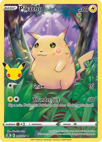 Pikachu 005 025 pokemon - pikachu, 005/025