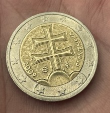 Moneta da 2 euro rara Slovenia Slovensko 2009