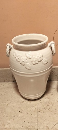 Orcio ceramica bianco - ceramica,