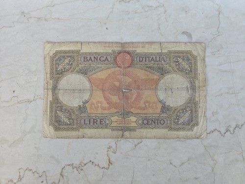 Banconota 100 cento - /, lire