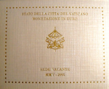 Divisionale 2005 Sede Vacante Vaticano a 8 valori in confezione zecca Fdc