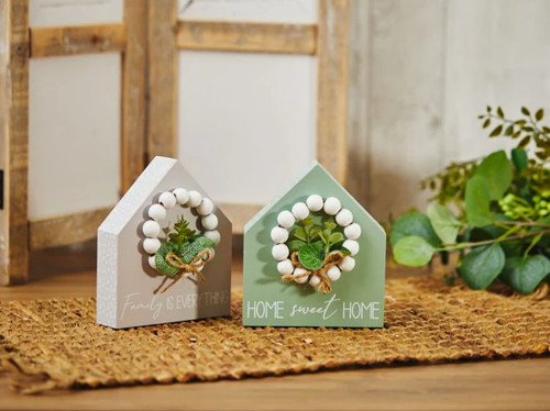 Blocco casa legno con - blocco,