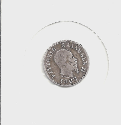 Italie centesimi 1863 m - italie, 50