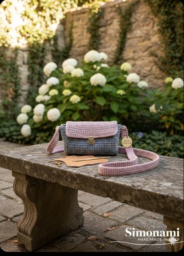 Borsa dusty rose simonami - dusty,