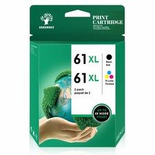 2 Pack 61XL 61 XL Ink