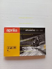 Aprilia Atlantic scooter 125 - 250 2004 manuale uso manutenzione originale