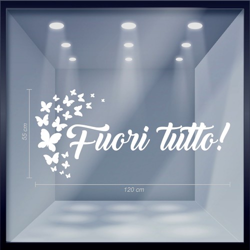 Vetrofanie fuori tutto saldi - fuori,