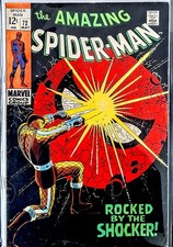 AMAZING SPIDER-MAN #72 VG 2ND APPEARANCE SHOCKER MARVEL COMICS 1969 SILVER AGE