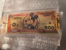 Panini Gold Banknotes Topolino Disney Nuovo