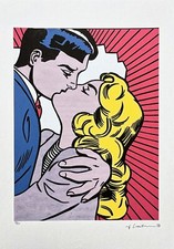Roy lichtenstein bacio - lichtenstein, il