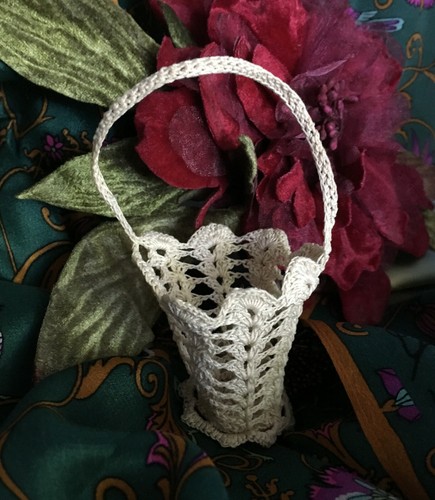 Cesto uncinetto ornamenti - cesto,