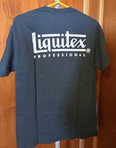 Shirt grafica liquitex nera - t-shirt,