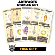 Artifact Staples Proxy Set - Design retrò con LED, Mox Diamond, Chrome Mox!