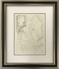 Litografia Pablo Picasso "Due