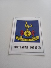 FIGURINA PANINI FOOTBALL 90 INGHILTERRA BADGE TOTTENHAM n 275 CON VELINA