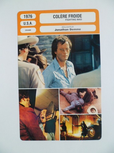 Carte fiche cinema 1976 colere - carte,