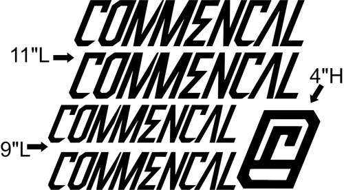 Decalcomanie commencal frame - decalcomanie,