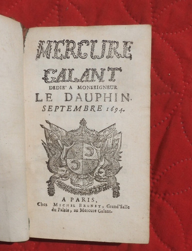 Mercure galant septembre 1694 - galant,