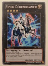 Yu gi oh NUMERO 10: ILLUMINOCAVALIERE guerriero/ xyz/ effetto