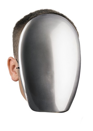 Maschera cromata senza - ,