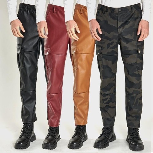 Pantaloni pelle sintetica - in,