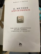 IL METODO ANTISTRONZI, SUTTON, ELLIOT 2007 5^RISTAMPA