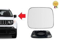 Vetro per Specchietto SX LATO GUIDA Jeep Renegade 2014-2020 Riscaldato
