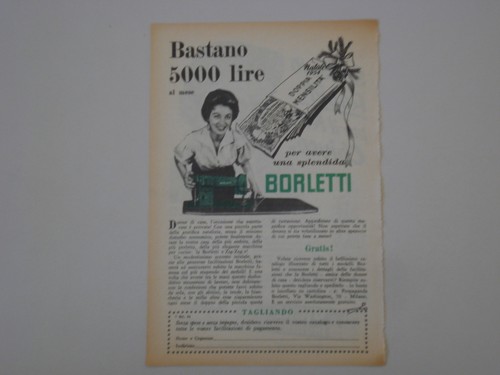 Advertising pubblicità 1954 - pubblicità,