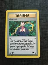 Carta Pokemon Trainer Giovanni
