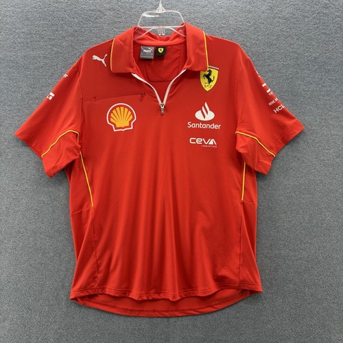 Polo ferrari uomo grande rossa - ferrari,