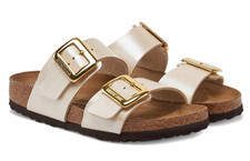 Birkenstock - 1029492 SYDNEY GRACEFUL PEARL WHITE - Ciabatta due fibbie