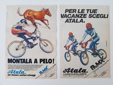 2 Diverse Pubblicità Advertising ATALA BMX Anni 80