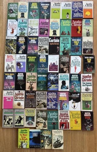 Lot agatha christie novels - agatha,