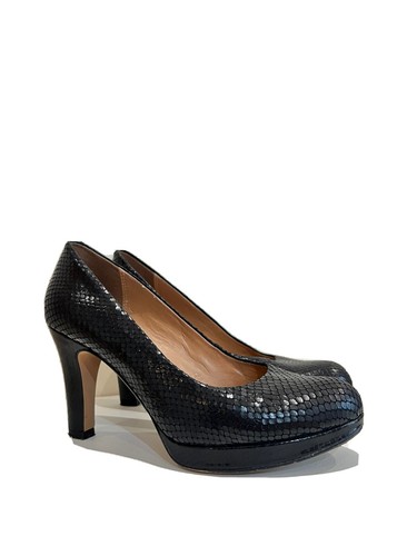 Scarpe clarcks nere con tacco - nere,
