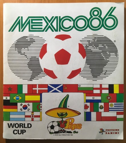 Mexico album panini - mexico, 86