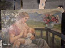 Giuseppe Maldarelli (Napoli 1885-1958) Olio Su Tavola 89,5×60 