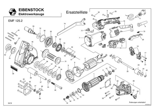 Eibenstock pezzi ricambio - eibenstock,