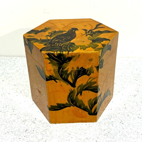 Scatola legno dipinta - legno,