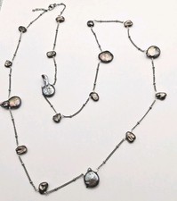 Collana acciaio con - in,