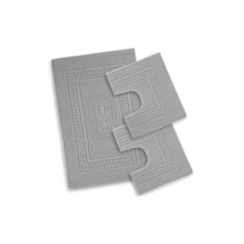 Tappeto Tris Bagno 3 Pezzi In Spugna 60X90 Girowater E Girobidet Onda Blu Torino