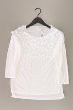 rick cardona camicia per le signore taglia 36, S con paillette bianco di viscosa