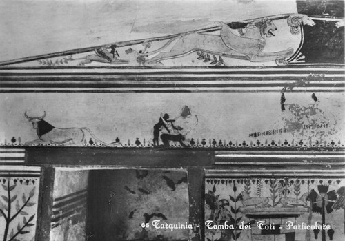 Italie tarquinia vasi etruschi - italie,
