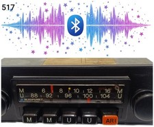 Autoradio d'epoca Blaupunkt Munster oldschool bluetooth mp3 BMW Audi VW Porsche