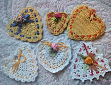 6 Cuori DECORAZIONI Fatti a