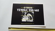 Yamaha Cross YZ 125 LC - 250 - 465 1981 depliant English moto originale brochure
