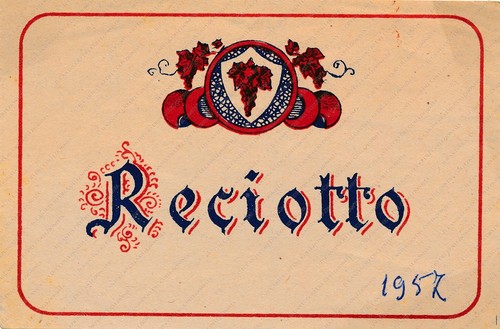 1957 vino reciotto enologia - 1957,