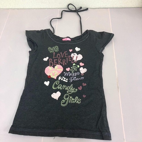Mezzo piano shirt top nero - t-shirt,