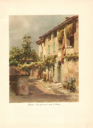Stampa antica bosisio parini - antica,