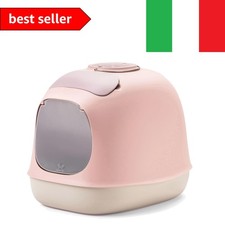 UNITED PETS Minù Vaschetta/Lettiera Coperta per Gatti, di Design, Made in Ita...